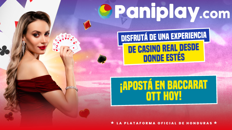 juega Baccarat OTT en vivo en Paniplay, con crupier real y transmisión de alta calidad.