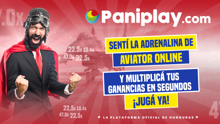 Juego Aviator online en Paniplay, donde puedes apostar, retirar a tiempo y ganar dinero real. ¡Juega ahora y vence al riesgo!