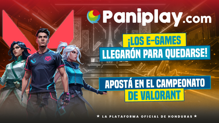 Valorant esports en Paniplay Honduras con apuestas deportivas y casa de apuestas online.