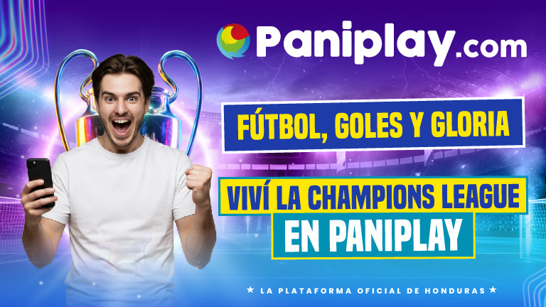 Descubrí los mejores partidos de la Champions League y viví las apuestas deportivas en Honduras con Paniplay. Goles, emoción y cuotas especiales.