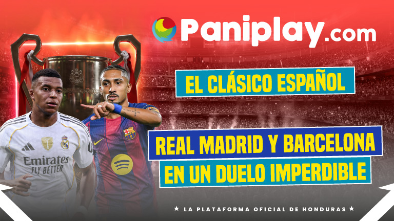 Apuestas del partido Barcelona vs Real Madrid con las mejores cuotas y mercados de Honduras. ¡Entra ya!