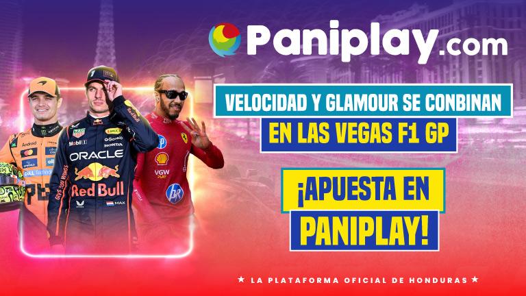 Las Vegas F1 GP una carrera que trae grandes oportunidades para que hagas apuestas y pronósticos en Paniplay, la mejor casa apuestas Honduras. ¡Entra ya!