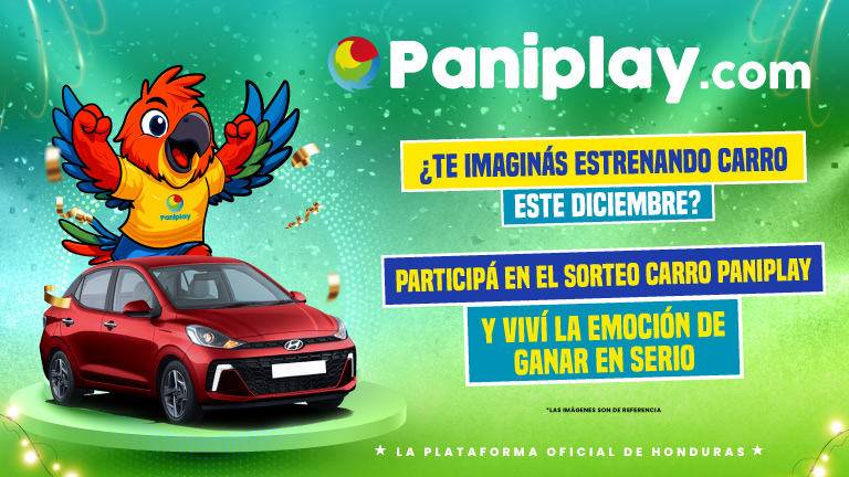 Sorteo carro Paniplay con premios semanales y un carro en Navidad. navidadsobre ruedas con Guarito.