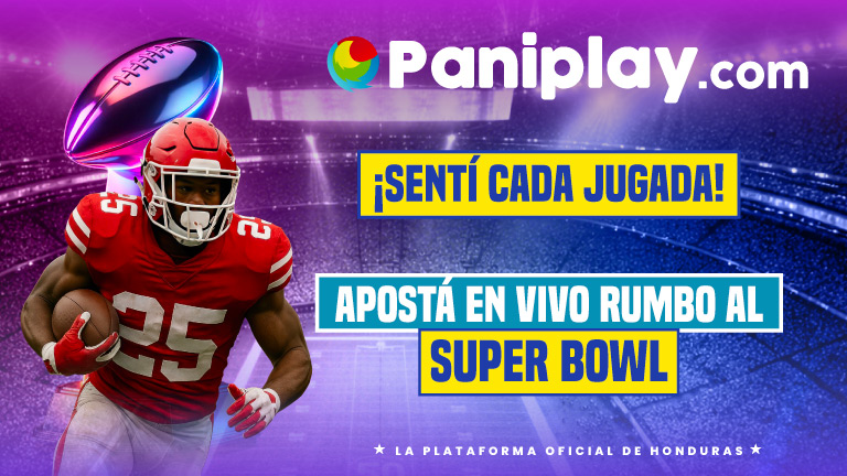 Apuestas Super Bowl 2026 en Paniplay con cuotas competitivas y opciones en vivo en uno de los eventos deportivos más importantes.