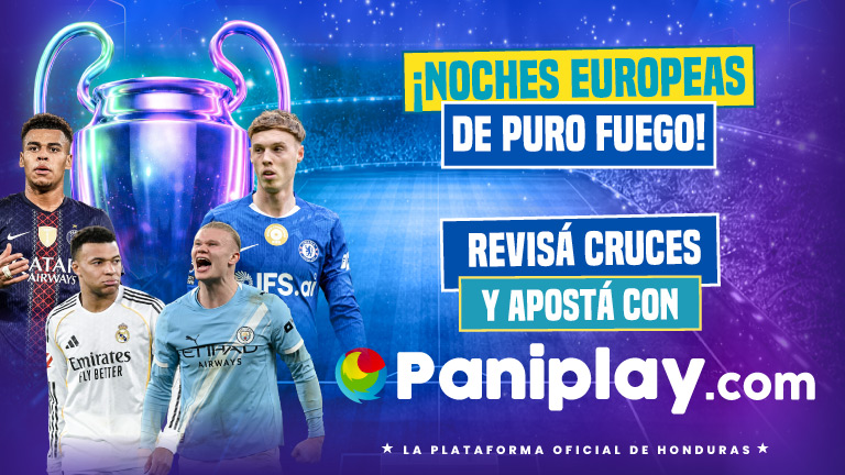 Mejores apuestas deportivas Honduras en los octavos de final Champions League 2026. Apuesta en Paniplay.