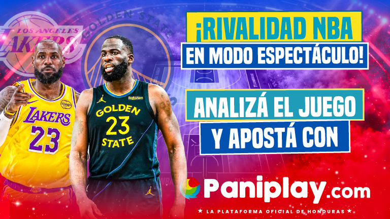 LeBron James de los Lakers y Stephen Curry de los Warriors enfrentándose en un partido decisivo de la NBA 2026.