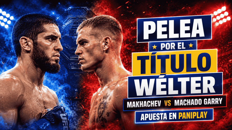 Duelo por el título welter de la UFC 330. Realiza tus apuestas en PaniPlay